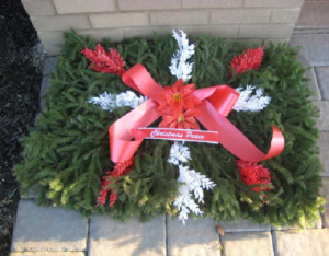 3 Holiday Grave Package (Pillow) - Christmas/Easter/Mother's Day Artificial