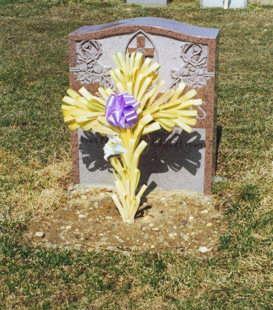 Easter Palm Cross - Graves