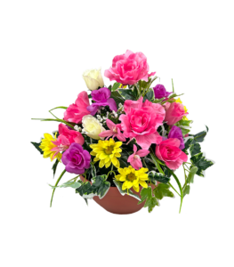 Grave Pillow Package with Artificial
