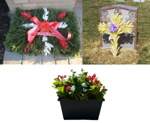 3 Holiday Grave Package (Pillow) - Christmas/Easter/Mother's Day
